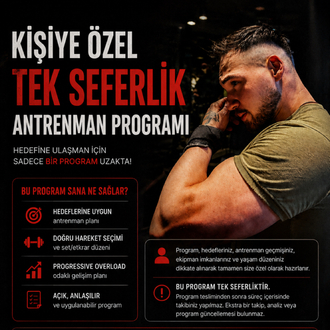 Kişiye Özel Tek Seferlik Antrenman Programı