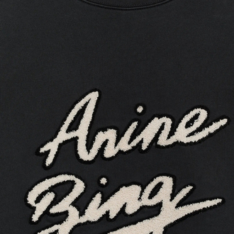 ANİNE BİNG LOGOLU SWEATSHİRT(Siyah)