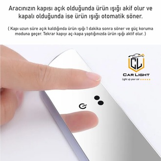TOGG RGB & ANİMASYONLU IŞIKLI KAPI EŞİĞİ ( 2 ADET )