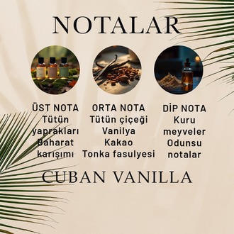 Cuban Vanilla Erkek Parfüm 50 ML