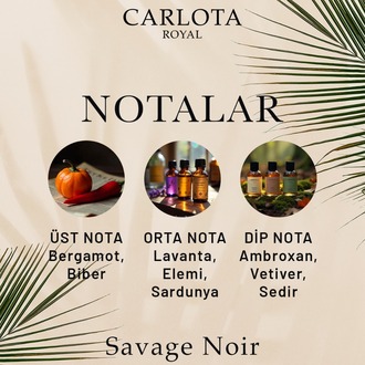Savage Noir Erkek Parfüm 50 ML