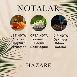 Hazare Erkek Parfüm 50 ML