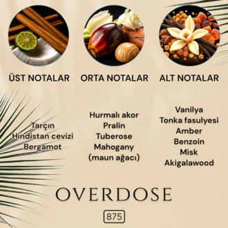 OVERDOSE Erkek Parfüm 50 ML