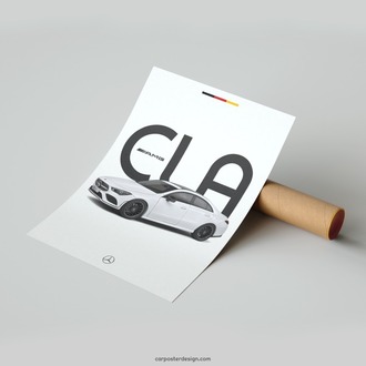Mercedes Benz CLA AMG Duvar Posteri