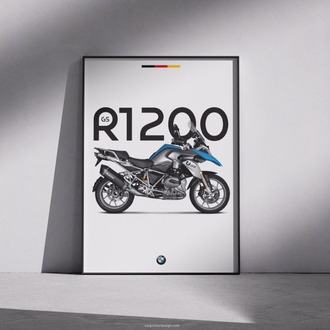 BMW GS R1200 Duvar Posteri