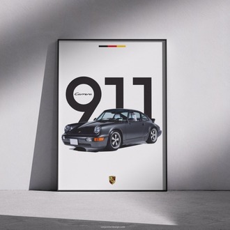 Porsche 911 Carrera Poster