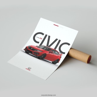 Honda Civic Type R Poster