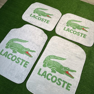 Lacoste Yazılı Premium Araç Paspas Seti – Şık & Modern Tasarım (4’lü Set)