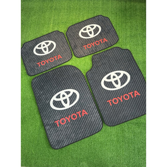 Toyota Logolu Premium Araç Paspas Seti – Siyah Şık Tasarım (4’lü Set)