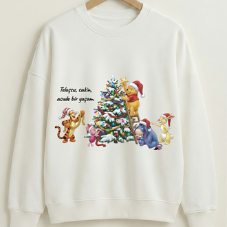 New Year Oversize Basic Sweatshirt