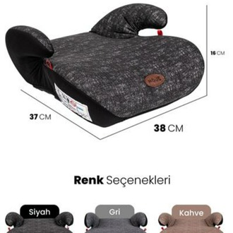 BEBEK KOLTUK YÜKSELTİCİ BODSTER SİYAH YAŞ GRUP II-III/15-36 KG