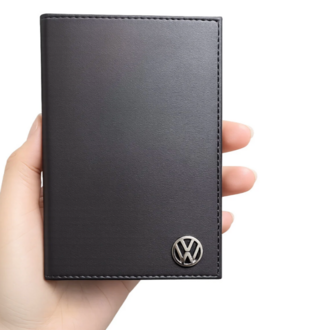 Volkswagen Logolu Deri Ruhsatlık