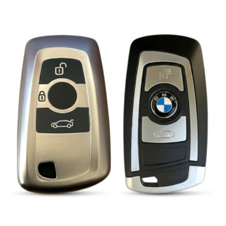 BMW F30 Uyumlu Silikon Oto Anahtar Kılıfı Gri