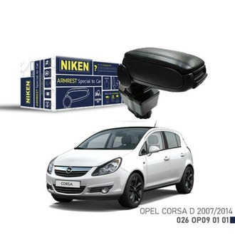 ARACA ÖZEL KOL DAYAMA SİYAH OPEL CORSA D 07-14