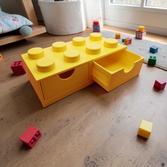 Brick Saklama Kutusu 4x2 (2 Çekmeceli)
