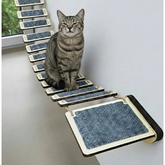 Duvara Monte Kedi Köprüsü