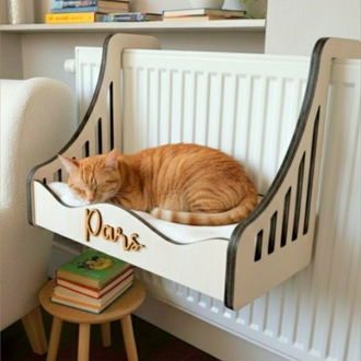 Kedi Kalorifere Asma Yatak