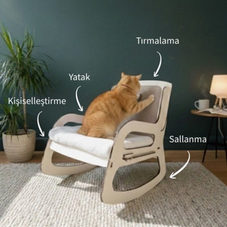 Sallanan Sandalye Kedi / Köpek Yatağı L Beden