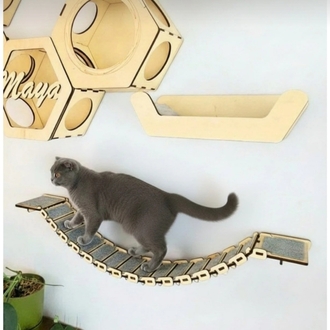 Duvara Monte Kedi Tırmanma & Dinlenme Seti