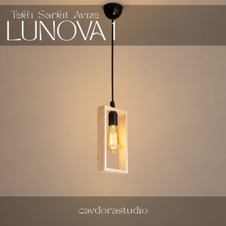 Tekli Sarkıt Avize - Model: LUNOVA 1