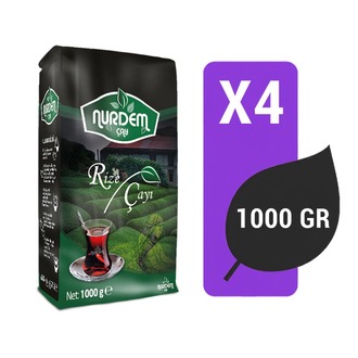 Nurdem Çay Rize Çayı 1000 Gr x 4 Adet