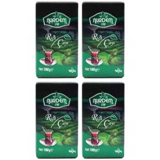 Nurdem Çay Rize Çayı 1000 Gr x 4 Adet
