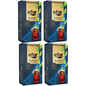 Efor Harman Siyah Çay 500 Gr X 4 Adet
