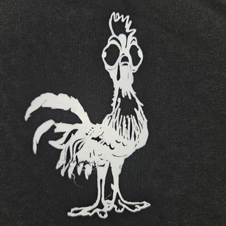 Horoz T-shirt baskısı