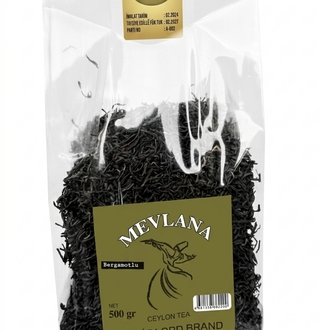 Lord Mevlana Tipi Bergamotlu Seylan Çayı – 500g Dökme Çay
