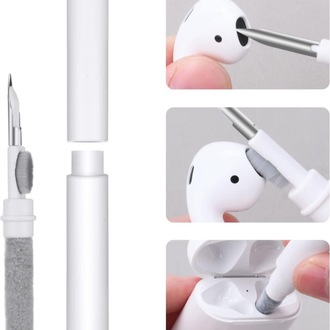 Airpod Temizleme Kiti, Süngerli 3’ü 1 Arada Airpod Temizleyici Kalem, Kablosuz Kulaklıklar