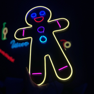 Kurabiye Canavarı Pleksi Neon