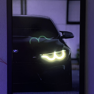 BMW M-Power Neon Tablo