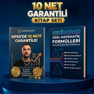 Cebiradam Video Çözümlü 10'lu Deneme Seti + Özel Sınav Notları