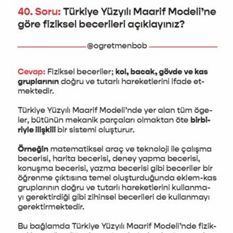 E-KİTAP 100 SORUDA MAARİF MODEL 