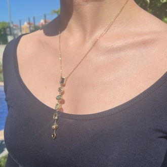 Çelik I Chakra Gold Y Kolye ♥︎