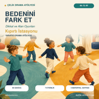 Bedenini Fark Et – Kıpırtı İstasyonu 48–72 Ay Okul Öncesi Yaratıcı Drama Atölyesi