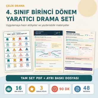 4. Sınıf İlk Dönem Drama Atölyeleri Seti