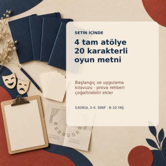 Çemberden Sahneye-Kayıp Eşyalar Bürosu | 3 ve 4. Sınıf Yaratıcı Drama ve Kısa Oyun Seti