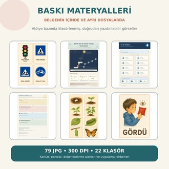 2. Sınıf Dönemlik Yaratıcı Drama Seti | 19 Ana ve 3 Bonus Atölye