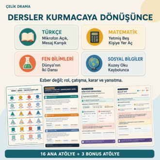 4. Sınıf İlk Dönem Drama Atölyeleri Seti