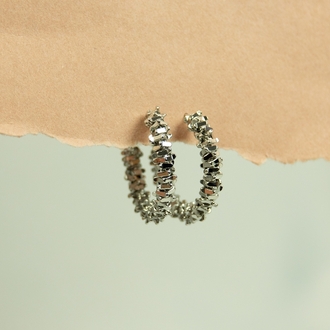 Silver Zigzag Küpe