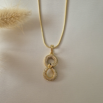 Gold Sonsuzluk kolye