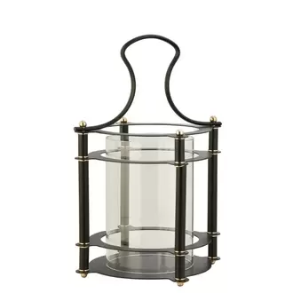 Gold Toplu Siyah Fener | Black Lantern with Gold Ball