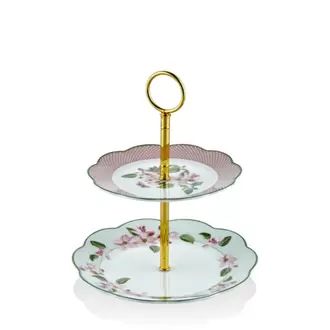 Tea Delight 2 Katlı Kek Standı