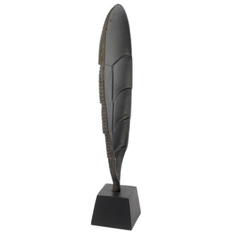 Siyah Yaprak Dekoratif Obje 71 cm
