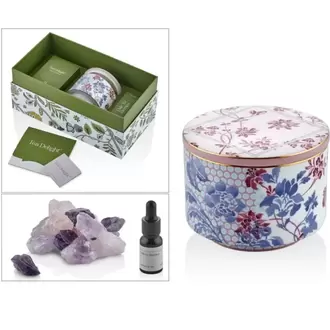 Crystal Fragrance Diffuser – Regency Damask Pink