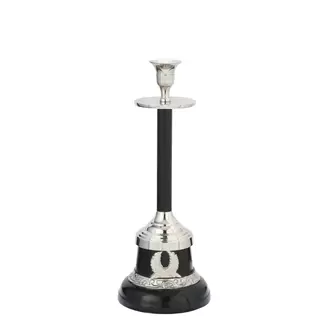 Gümüş Dekoratif Küçük Boy Mumluk | Silver Decorative Small Size Candle Holder