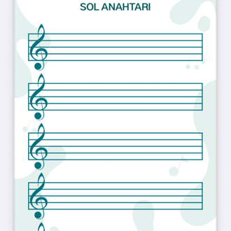 Müzik çalışma sayfaları