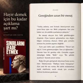 SINIRLARINI İFADE ETMEK - Hayır deme, rahatsızlık belirtme ve zor konuşmalar