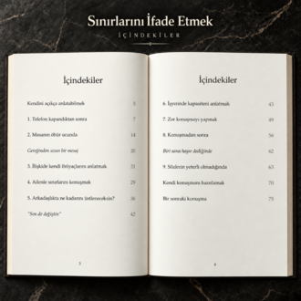 SINIRLARINI İFADE ETMEK - Hayır deme, rahatsızlık belirtme ve zor konuşmalar